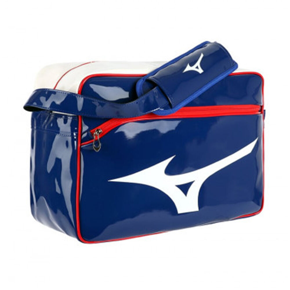 Mens Mizuno RB Enamel M Bag Blue/White/Red Philippines (YQNFDS613)